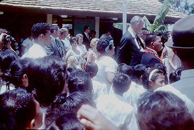 President Johnson in American Samoa.